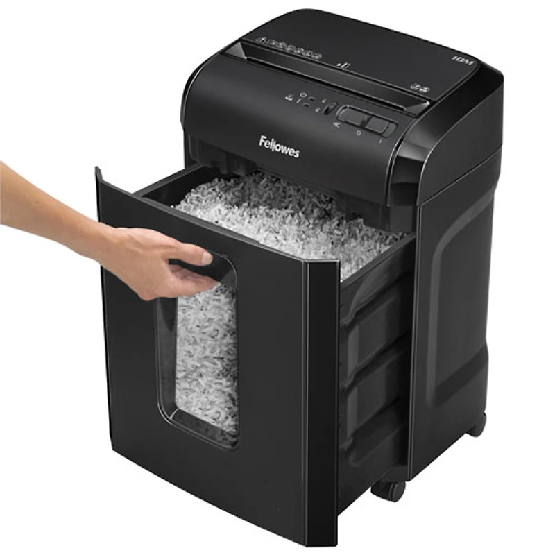 Déchiqueteuse à coupe micro de 10 feuilles Microshred de Fellowes (10M)