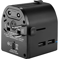 Insignia All-In-One Travel Adapter - Black - Only at Best Buy