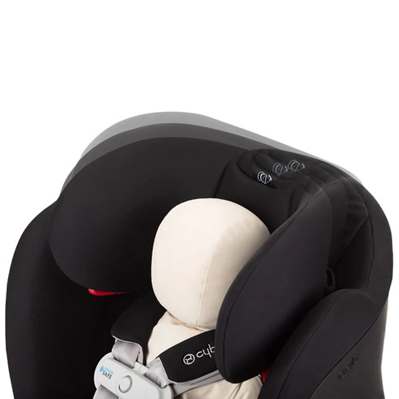 Siège d'auto convertible 3-en-1 Eternis S de Cybex - Noir pierre de lave