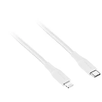 Insignia Apple MFi Certified 1.8m (6 ft.) Braided Lightning to USB-C Cable - Moon Grey - Only at Best Buy