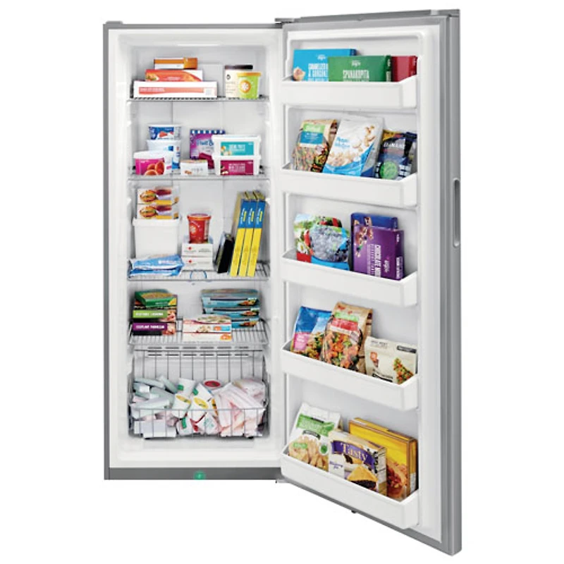 Congélateur vertical sans dégivrage de 15,5 pi³ de Frigidaire (FFFU16F2VV) - Acier brossé