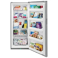 Congélateur vertical sans dégivrage de 15,5 pi³ de Frigidaire (FFFU16F2VV) - Acier brossé