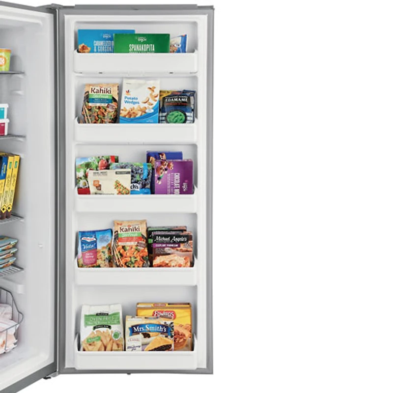 Congélateur vertical sans dégivrage de 15,5 pi³ de Frigidaire (FFFU16F2VV) - Acier brossé