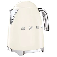 Bouilloire électrique de style années 50 de Smeg - 1,7 L - Crème