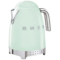 Smeg 50's Style Programmable Electric Kettle - 1.7L - Pastel Green