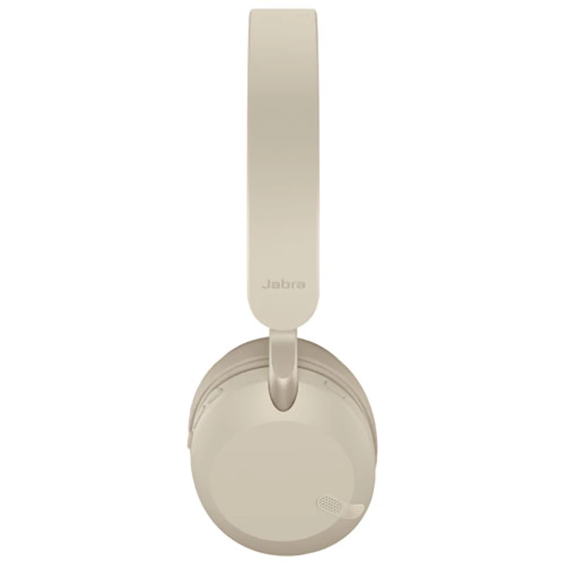 Casque d'écoute Bluetooth à suppression du bruit Elite 45h de Jabra - Beige doré