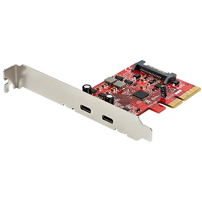 Adaptateur USB 3.2 Gen 2 x 1 PCIe de StarTech (PEXUSB312C3)