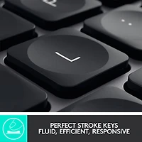Logitech MX Keys Bluetooth Backlit Keyboard for Mac - Space Grey - Bilingual