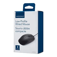 Insignia USB Wired Optical Mouse - Black