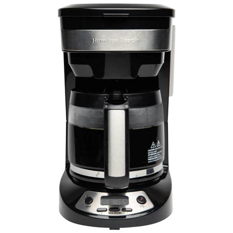 Cafetière à filtre programmable de Hamilton Beach - 14 tasses - Noir