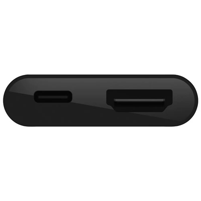 Adaptateur de chargement 2-en-1 à port USB-C à HDMI de Belkin (AVC002BTBK)