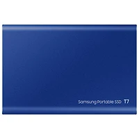 Samsung T7 2TB USB 3.2 External Solid State Drive (MU-PC2T0H/AM) - Blue
