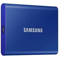 Disque SSD externe USB 3.2 de 1 To T7 de Samsung (MU-PC1T0H/AM) - Bleu