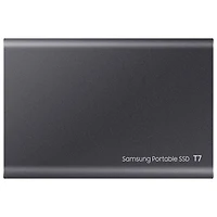 Samsung T7 1TB USB 3.2 External Solid State Drive (MU-PC1T0T/AM) - Grey - English