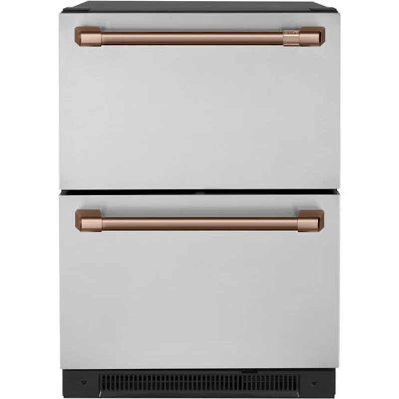 Café 2-Piece Refrigerator Handle Kit (CXQD2H2PNCU) - Brushed Copper