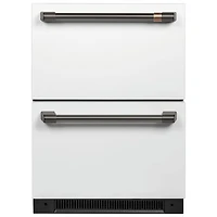Café 2-Piece Refrigerator Handle Kit (CXQD2H2PNBT) - Brushed Black