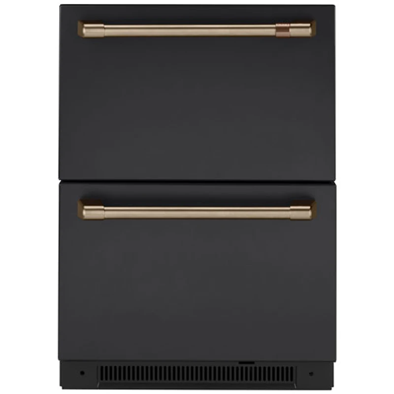 Café 2-Piece Refrigerator Handle Kit (CXQD2H2PNBZ) - Brushed Bronze