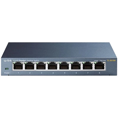 TP-Link 8-Port 10/100/1000Mbps Desktop Switch (TL-SG108)