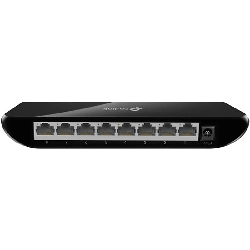Commutateur de bureau Gigabit à 8 ports de TP-Link (TL-SG1008D)