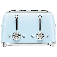 Smeg 50's Style Retro Toaster - 4-Slice - Pastel Blue