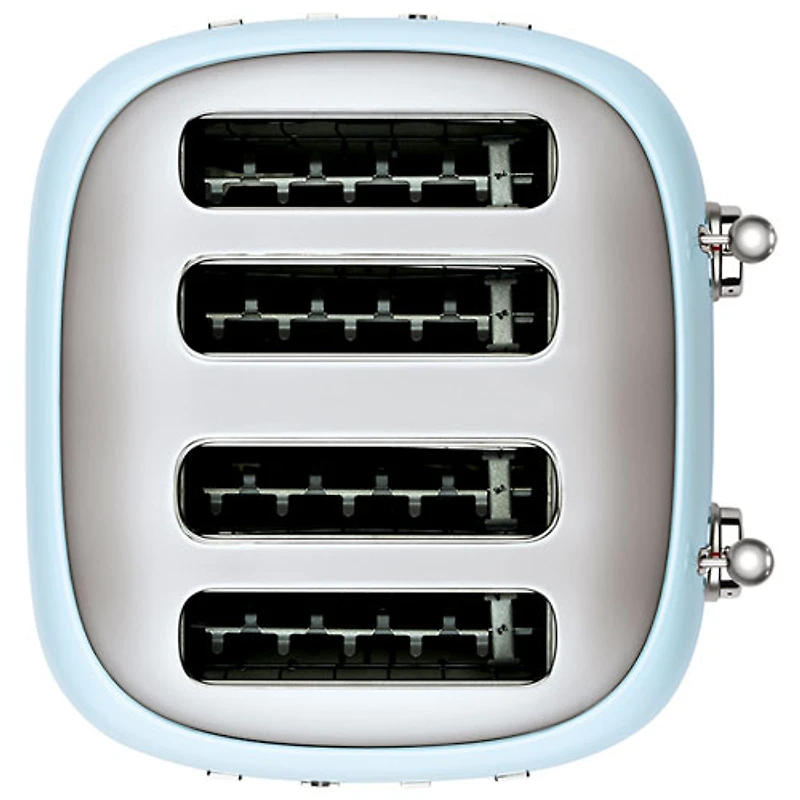 Smeg 50's Style Retro Toaster - 4-Slice - Pastel Blue