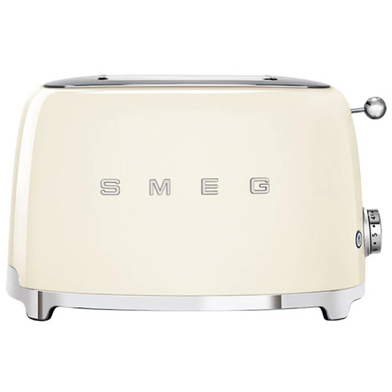 Smeg 50's Style Retro Toaster - 2-Slice - Cream