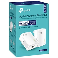 Ensemble Gigabit Powerline AV1000 de TP-Link (TL-PA7017 Kit)