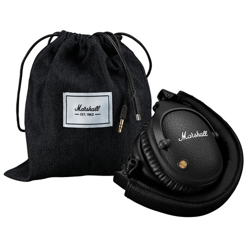 Marshall Monitor II Over-Ear Noise Cancelling Bluetooth Headphones - Black