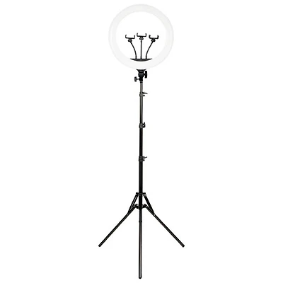 Mobifoto 18" Bi-Colour LED Ring Light Vlog Kit (MOBIRL18)