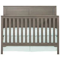 Child Craft Forever Eclectic Flat Top Solid Wood 4-in-1 Convertible Crib - Dapper Grey