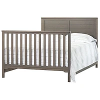Child Craft Forever Eclectic Flat Top Solid Wood 4-in-1 Convertible Crib - Dapper Grey