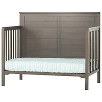 Child Craft Forever Eclectic Flat Top Solid Wood 4-in-1 Convertible Crib - Dapper Grey