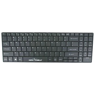 Seal Shield Wired Full Size Waterproof Keyboard with Keyboard Cover (SSKSV099V2) - English