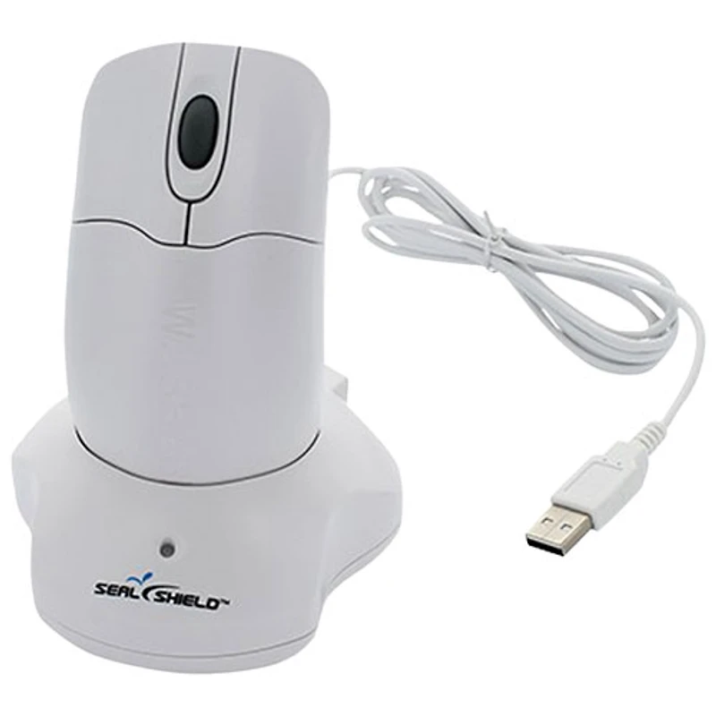 Seal Shield Storm Bluetooth Optical Mouse - White