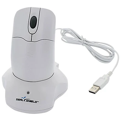 Seal Shield Storm Bluetooth Optical Mouse - White