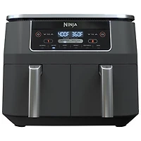 Ninja Foodi 6-in-1 Dual Zone Air Fryer - 7.57kg/8Qt - Black