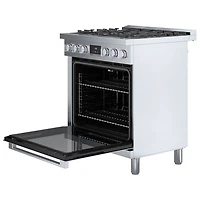 Bosch 30" 3.7 Cu. Ft. True Convection 5-Burner Freestanding Gas Range (HGS8055UC) - Stainless