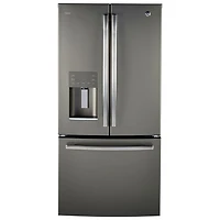 GE Profile 33" 23.8 Cu. Ft. French Door Refrigerator (PFE24HMLKES) -Slate -Open Box -Perfect Condition