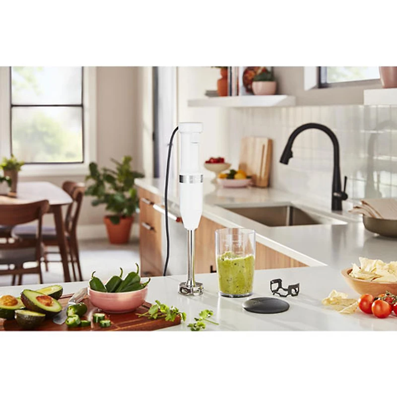 Mélangeur à immersion à vitesse variable de KitchenAid