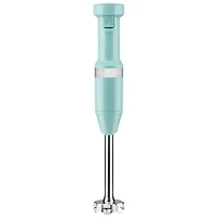 Mélangeur à immersion à vitesse variable de KitchenAid - Ciel aqua
