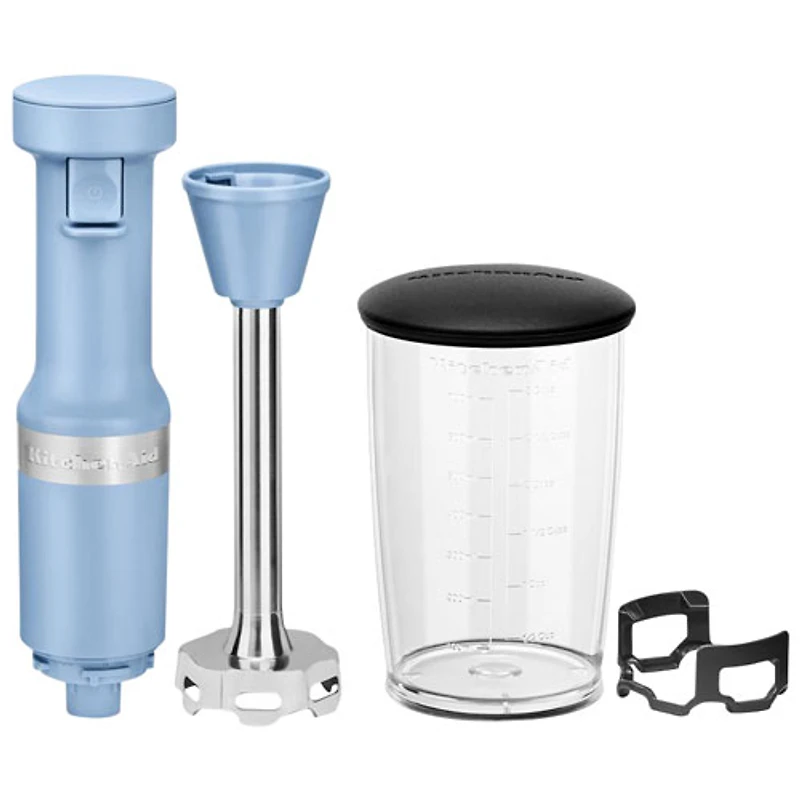 Mélangeur à immersion à vitesse variable de KitchenAid - Velours bleu