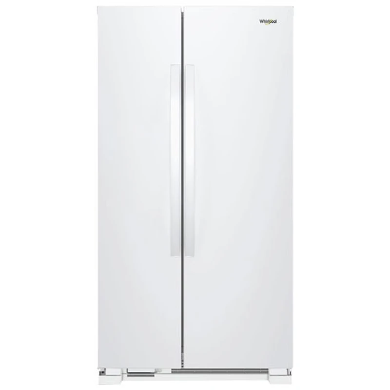 Whirlpool 33" 21.7 Cu. Ft. Side-By-Side Refrigerator (WRS312SNHW) - White - Open Box - Scratch & Dent