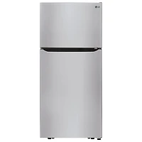 LG 30" 20.2 Cu. Ft. Top Freezer Refrigerator (LTCS20020S) - Stainless Steel - Open Box - Scratch & Dent