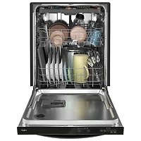 Whirlpool 24" 47dB Built-In Dishwasher with Third Rack (WDT750SAKV) - Black Stainless