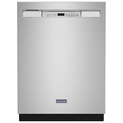 Maytag 24" 50dB Built-In Dishwasher w/ Stainless Steel Tub (MDB4949SKZ) - Stainless Steel