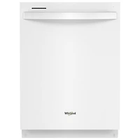 Whirlpool 24" 47dB Built-In Dishwasher with Third Rack (WDT750SAKW) - White