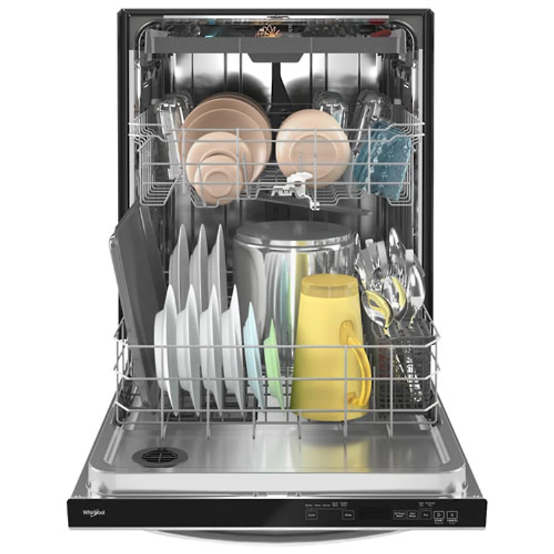 Lave-vaisselle encastrable 24 po 47 dB avec troisième panier de Whirlpool (WDT750SAKZ) - Inox
