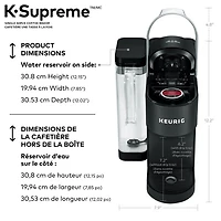 Keurig K-Supreme Single Serve Coffee Maker - Black