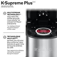 Keurig K-Supreme Plus Single Serve Coffee Maker - Stainless Steel