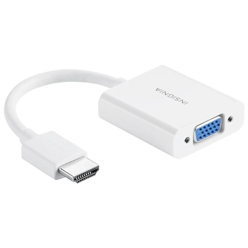 Adaptateur HDMI à VGA d'Insignia (NS-PCAHV-C) - Blanc - Exclusivité de Best Buy